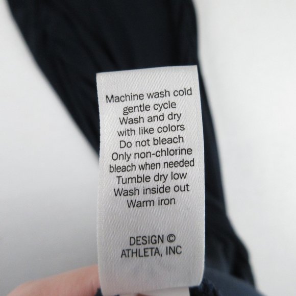 Athleta Navy Ribbed Henley Maxi Dress Size S Sleeveless - Picture 8 of 14